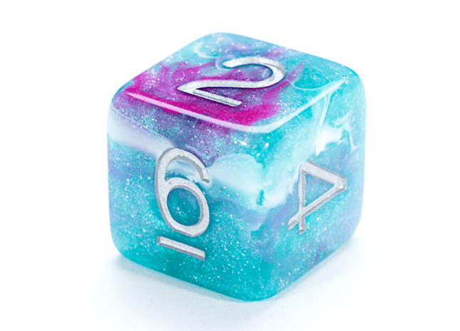 Gamers Guild AZ Gate Keeper Games GKGAE317-12d6 - Gate Keeper Games Set of 12 D6: Swirlpool Aether Dice Gate Keeper Games