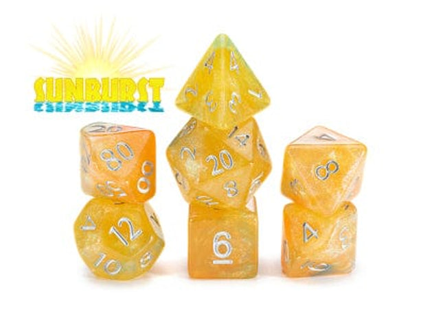 Gamers Guild AZ Gate Keeper Games GKGAE443-11d - Gate Keeper Games 11 Die Set: Sunburst Aether Dice Gate Keeper Games