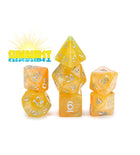 Gamers Guild AZ Gate Keeper Games GKGAE443-7d - Gate Keeper Games 7 Die Set: Sunburst Aether Dice Gate Keeper Games