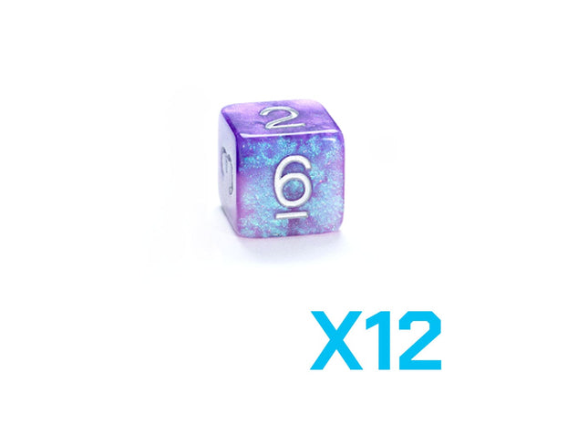 Gamers Guild AZ Gate Keeper Games GKGAE587-12d6 - Gate Keeper Games Set of 12 D6: Galaxy Aether Dice Gate Keeper Games