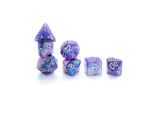 Gamers Guild AZ Gate Keeper Games GKGAE587-7d - Gate Keeper Games 7 Die Set: Galaxy Aether Dice Gate Keeper Games