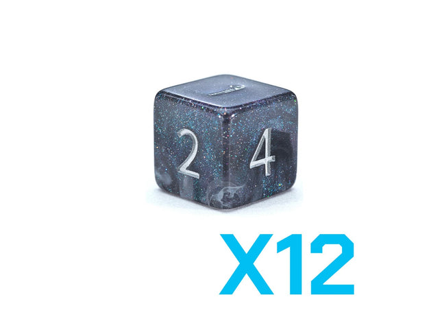 Gamers Guild AZ Gate Keeper Games GKGAE887-12d6 - Gate Keeper Games Set of 12 D6: Limbo Aether Dice Gate Keeper Games