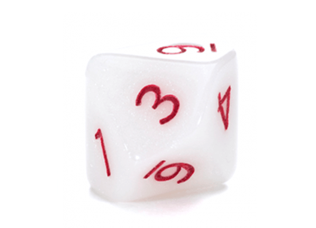 Gamers Guild AZ Gate Keeper Games GKGAS777-10d10 - Gate Keeper Games Set of 10 D10: The Pure Knight Alea Simple Dice Gate Keeper Games