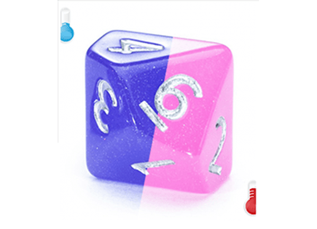 Gamers Guild AZ Gate Keeper Games GKGCH51-10d10 - Gate Keeper Games Set of 10 D10: Birthday Surprise Chromomancy Dice Gate Keeper Games