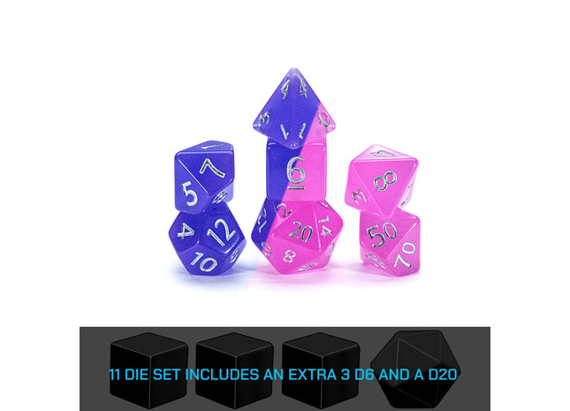Gamers Guild AZ Gate Keeper Games GKGCH51-11d - Gate Keeper Games 11 Die Set: Birthday Surprise Chromomancy Dice Gate Keeper Games