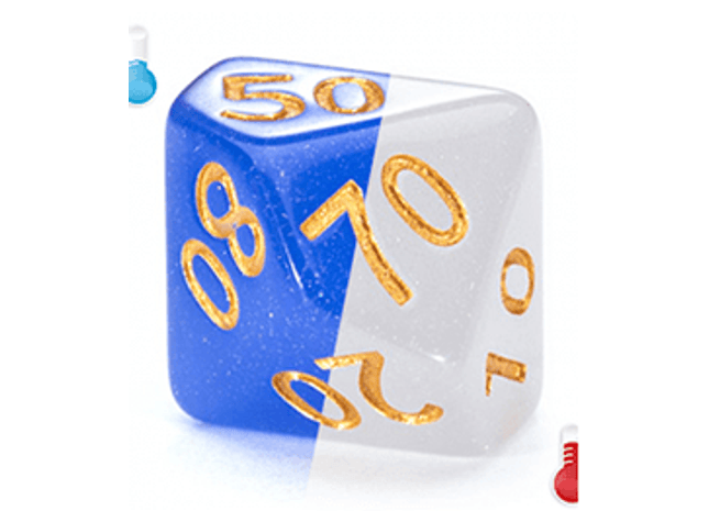 Gamers Guild AZ Gate Keeper Games GKGCH57-10d10 - Gate Keeper Games Set of 10 D10: Changeling Chromomancy Dice Gate Keeper Games