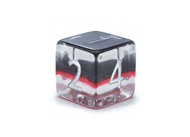 Gamers Guild AZ Gate Keeper Games GKGE0180-12d6 - Gate Keeper Games Set of 12 D6: Magma Eclipse Dice Gate Keeper Games