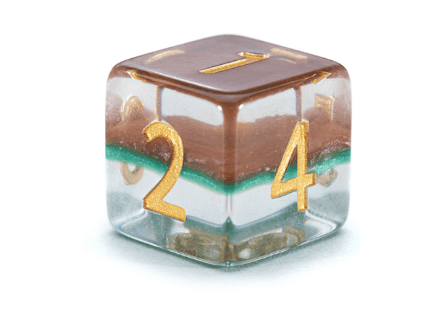 Gamers Guild AZ Gate Keeper Games GKGE0260-12d6 - Gate Keeper Games Set of 12 D6: Treant Dice Eclipse Dice Gate Keeper Games