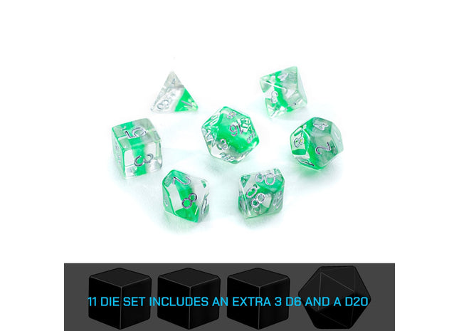 Gamers Guild AZ Gate Keeper Games GKGE0290-11d - Gate Keeper Games 11 Die Set: Elf King Eclipse Dice Gate Keeper Games