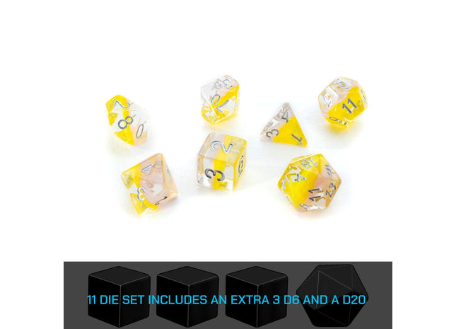 Gamers Guild AZ Gate Keeper Games GKGE0450-11d - Gate Keeper Games 11 Die Set: Corona Eclipse Dice Gate Keeper Games