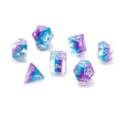 Gamers Guild AZ Gate Keeper Games GKGE0530-7d - Gate Keeper Games 7 Die Set: Cyanethyst Eclipse Dice Gate Keeper Games