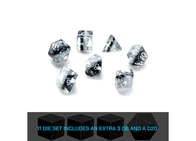 Gamers Guild AZ Gate Keeper Games GKGE0870-11d - Gate Keeper Games 11 Die Set: Luna Eclipse Dice Gate Keeper Games