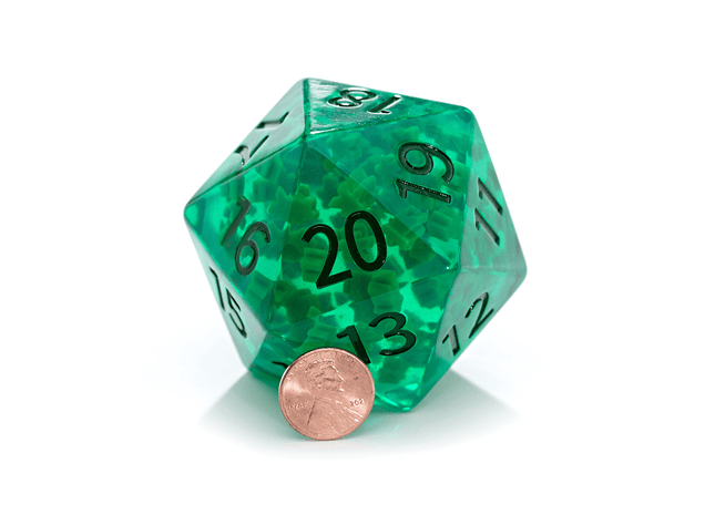 Gamers Guild AZ Gate Keeper Games GKGEPIMEEG - Gate Keeper Games: Green Meeple Golem 58mm Epic Die Gate Keeper Games