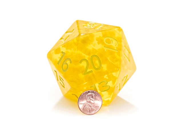 Gamers Guild AZ Gate Keeper Games GKGEPIMEEY - Gate Keeper Games: Yellow Meeple Golem 58mm Epic Die Gate Keeper Games