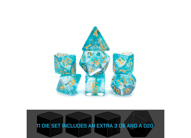 Gamers Guild AZ Gate Keeper Games GKGES23-11d - Gate Keeper Games 11 Die Set: Goblin Dice Hoard Essence Dice Gate Keeper Games