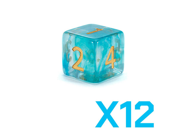 Gamers Guild AZ Gate Keeper Games GKGES23-12d6 - Gate Keeper Games Set of 12 D6: Goblin Dice Hoard Essence Dice Gate Keeper Games