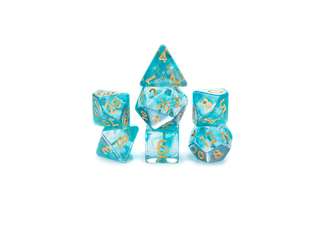 Gamers Guild AZ Gate Keeper Games GKGES23-7d - Gate Keeper Games 7 Die Set: Goblin Dice Hoard Essence Dice Gate Keeper Games