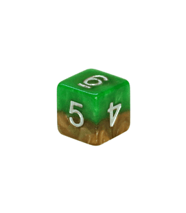 Gamers Guild AZ Gate Keeper Games GKGH20-12d6 - Gate Keeper Games Set of 12 D6: Robin Hood Halfsies Dice Gate Keeper Games