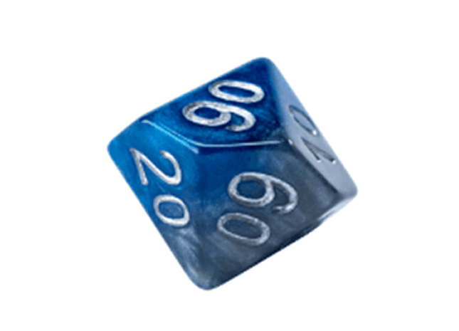 Gamers Guild AZ Gate Keeper Games GKGH239-10d10 - Gate Keeper Games Set of 10 D10: The Heir Halfsies Dice Gate Keeper Games