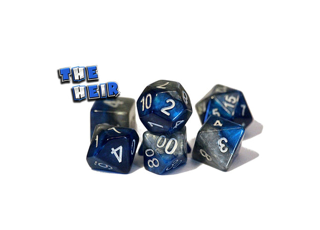 Gamers Guild AZ Gate Keeper Games GKGH239-7d - Gate Keeper Games 7 Die Set: The Heir Halfsies Dice Gate Keeper Games