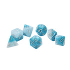 Gamers Guild AZ Gate Keeper Games GKGH33-7d - Gate Keeper Games 7 Die Set: Baby Blues Halfsies Dice Gate Keeper Games