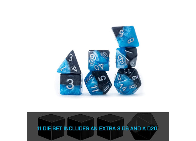 Gamers Guild AZ Gate Keeper Games GKGH38-11d - Gate Keeper Games 11 Die Set: Bat Dice Halfsies Dice Gate Keeper Games