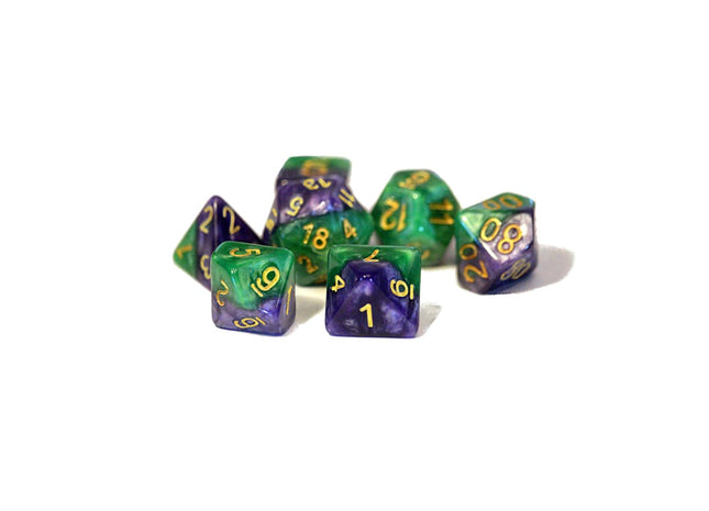 Gamers Guild AZ Gate Keeper Games GKGH525-7d - Gate Keeper Games 7 Die Set: Gamma Halfsies Dice Gate Keeper Games