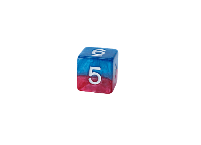 Gamers Guild AZ Gate Keeper Games GKGH531-12d6 - Gate Keeper Games Set of 12 D6: Spider-Dice Halfsies Dice Gate Keeper Games