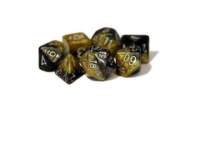 Gamers Guild AZ Gate Keeper Games GKGH590-7d - Gate Keeper Games 7 Die Set: DaVinci Halfsies Dice Gate Keeper Games