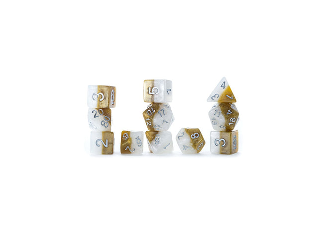 Gamers Guild AZ Gate Keeper Games GKGH70-11d - Gate Keeper Games 11 Die Set: Halo Dice Halfsies Dice Gate Keeper Games