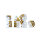 Gamers Guild AZ Gate Keeper Games GKGH70-7d - Gate Keeper Games 7 Die Set: Halo Dice Halfsies Dice - Black Friday Gate Keeper Games