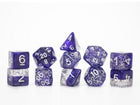 Gamers Guild AZ Gate Keeper Games GKGHG50-11d - Gate Keeper Games 11 Die Set Glitter Purple Halfsies Dice Gate Keeper Games