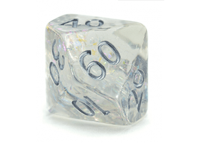 Gamers Guild AZ Gate Keeper Games GKGHL000-10d10 - Gate Keeper Games Set of 10 D10: Unicorn Holographic Dice Gate Keeper Games