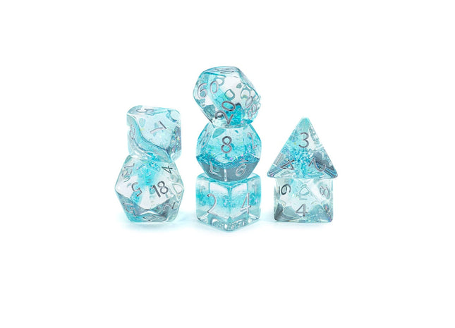 Gamers Guild AZ Gate Keeper Games GKGHL020-7d - Gate Keeper Games 7 Die Set: Mermaid Holographic Dice Gate Keeper Games