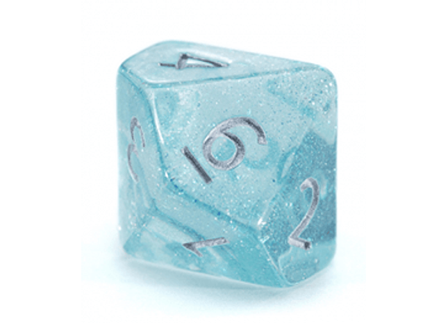 Gamers Guild AZ Gate Keeper Games GKGHL3-10d10 - Gate Keeper Games Set of 10 D10: Azure Skies Holographic Dice Gate Keeper Games