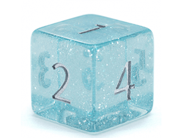 Gamers Guild AZ Gate Keeper Games GKGHL3-12d6 - Gate Keeper Games Set of 12 D6: Azure Skies Holographic Dice Gate Keeper Games