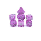 Gamers Guild AZ Gate Keeper Games GKGHL5-7d - Gate Keeper Games 7 Die Set: Lilac Blossom Holographic Dice Gate Keeper Games