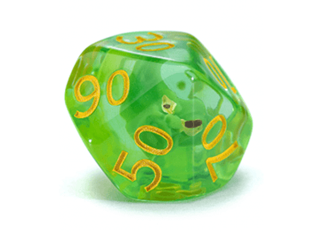 Gamers Guild AZ Gate Keeper Games GKGID222-10d10 - Gate Keeper Games Set of 10 D10: Dice Goblin Inclusion Dice Gate Keeper Games