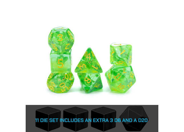 Gamers Guild AZ Gate Keeper Games GKGID222-11d - Gate Keeper Games 11 Die Set: Dice Goblin Inclusion Dice Gate Keeper Games