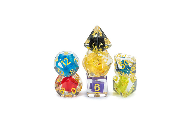 Gamers Guild AZ Gate Keeper Games GKGID4321-7d - Gate Keeper Games 7 Die Set: Block Head Inclusion Dice Gate Keeper Games