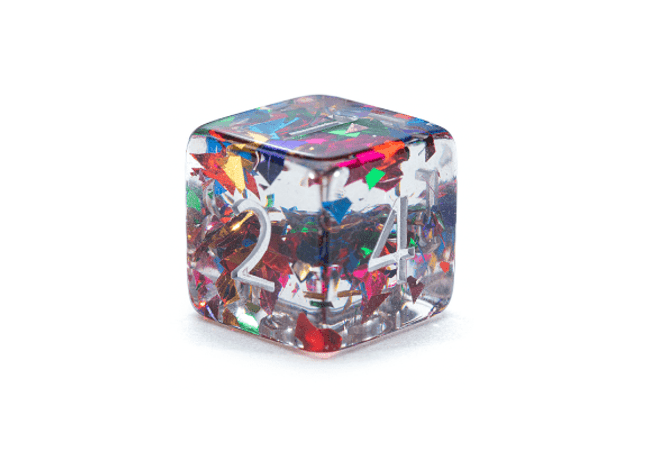 Gamers Guild AZ Gate Keeper Games GKGID777-12d6 - Gate Keeper Games Set of 12 D6: Stained Glass Inclusion Dice Gate Keeper Games