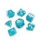 Gamers Guild AZ Gate Keeper Games GKGN0302-7d - Gate Keeper Games 7 Die Set: Glacier Light Blue Neutron Dice Gate Keeper Games