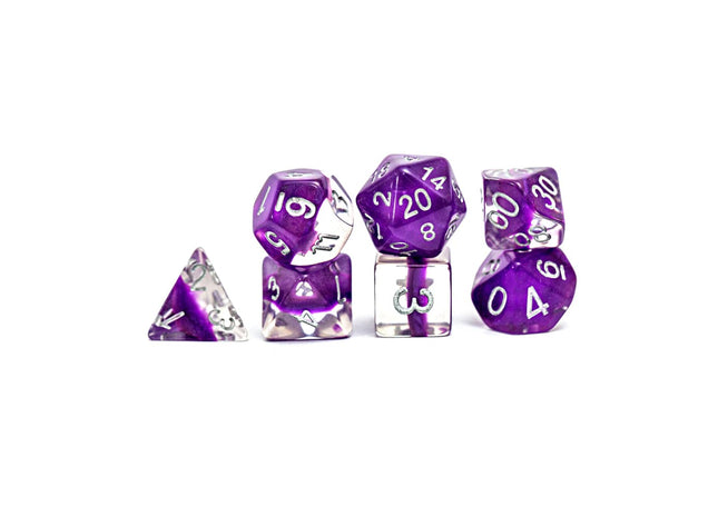 Gamers Guild AZ Gate Keeper Games GKGN050-7d - Gate Keeper Games 7 Die Set: Violet Neutron Dice Gate Keeper Games