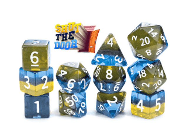 Gamers Guild AZ Gate Keeper Games GKGSG334-11d - Gate Keeper Games 11 Die Set: Shut the Door by Tom Vasel Dice Gate Keeper Games