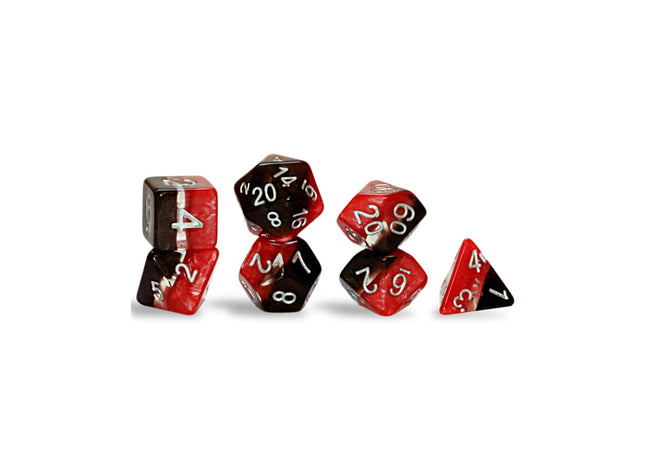 Gamers Guild AZ Gate Keeper Games GKGSN218-7d - Gate Keeper Games 7 Die Set: Magma Supernova Dice Gate Keeper Games