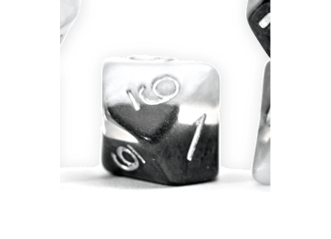 Gamers Guild AZ Gate Keeper Games GKGSN708-10d10 - Gate Keeper Games Set of 10 D10: Yin Yang Supernova Dice Gate Keeper Games