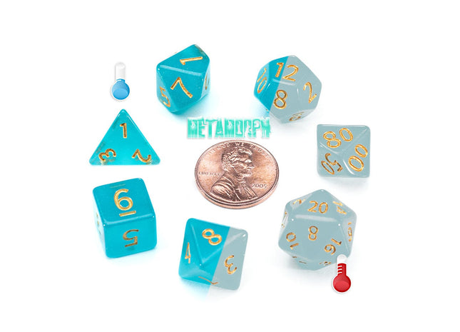 Gamers Guild AZ Gate Keeper Games GKGTINYCH27-7d - Gate Keeper Games 7 Die Set: Metamorph Chromomancy Mighty Tiny Dice Gate Keeper Games