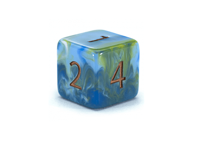 Gamers Guild AZ Gate Keeper Games GKGVG3347-12d6 - Gate Keeper Games Set of 12 D6: Starry Night Van Gogh Dice Gate Keeper Games