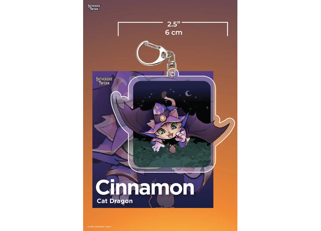 Gamers Guild AZ Gatherers' Tavern Gatherers' Tavern Cinnamon Cat Dragon Keychain Southern Hobby