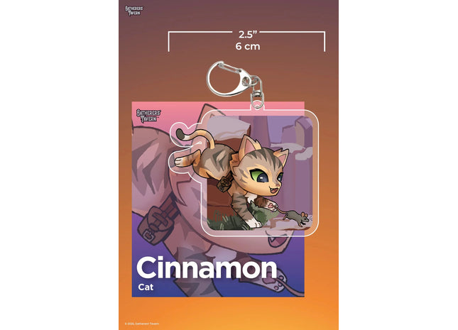 Gamers Guild AZ Gatherers' Tavern Gatherers' Tavern Cinnamon Cat Keychain Southern Hobby